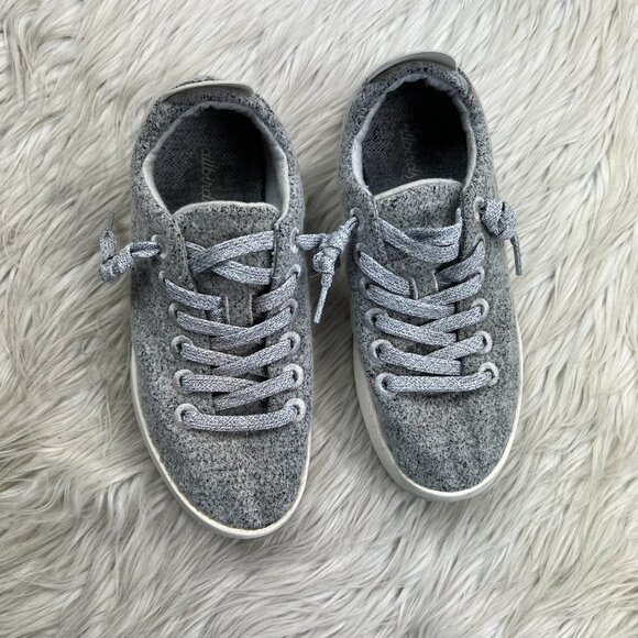 All Birds Women's Gray Wool Runners Sneakers - Picture 2 of 8